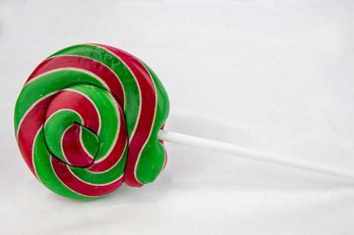 Candy Apple Lollipop - Large